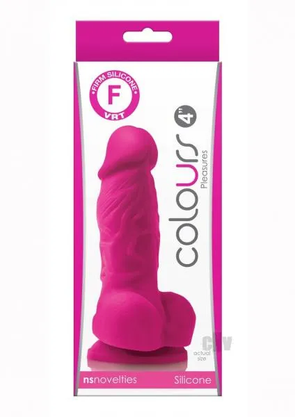 Dildos NS Novelties Colours Pleasures 4 Inches Dildo Pink Dildos NS Novelties Colours Pleasures 4 Inches Dildo Pink