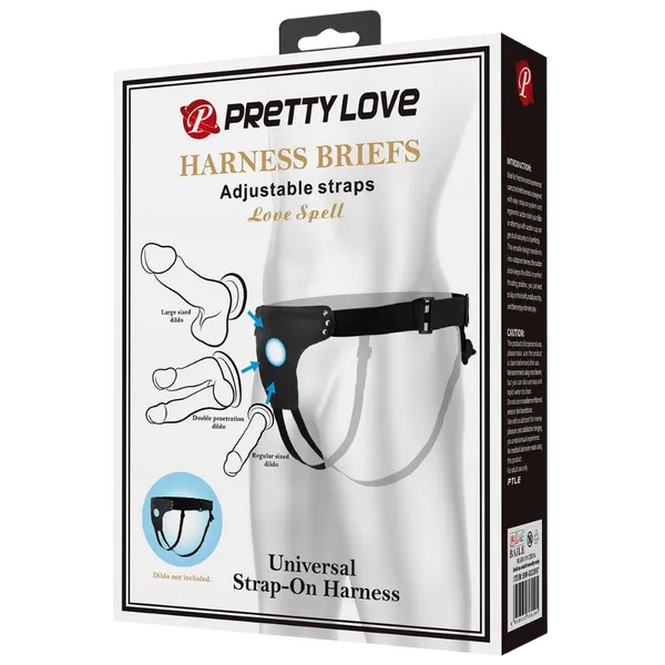 Female Sex Toys Pretty Love Universal StrapOn Harness Love Spell Black Female Sex Toys Pretty Love Universal StrapOn Harness Love Spell Black