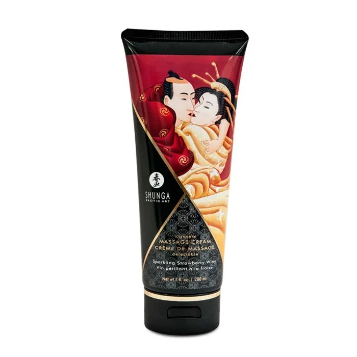 Crme massage comestibleMassage cream SensMystique Couples