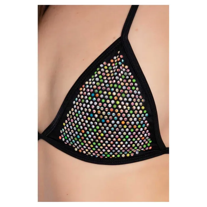 Anal iloveexcitement Midnight Ballerina Rhinestone Bikini Set