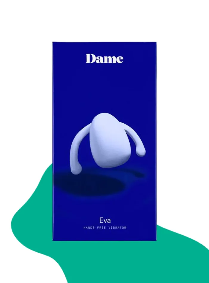 Dame Products Female Sex Toys Dame EVA II HandsFree Clitoral Stimulator and Couples Vibrator