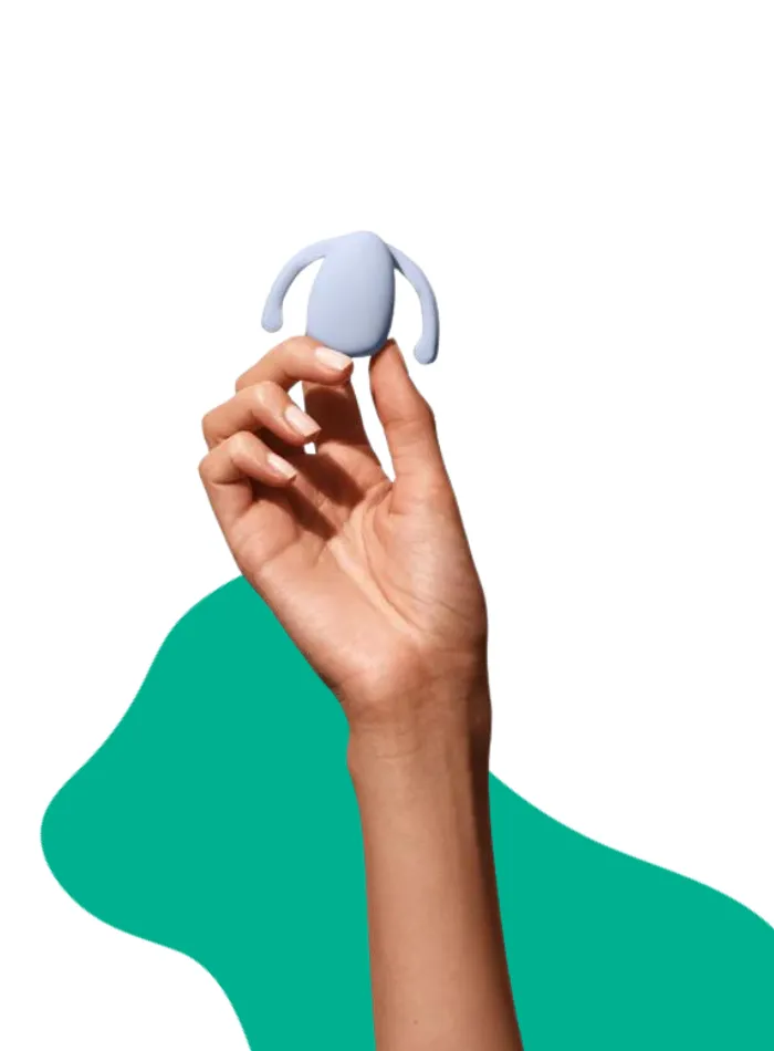 Dame Products Female Sex Toys Dame EVA II HandsFree Clitoral Stimulator and Couples Vibrator