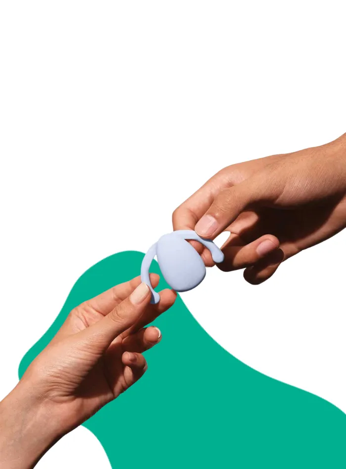 Dame Products Female Sex Toys Dame EVA II HandsFree Clitoral Stimulator and Couples Vibrator
