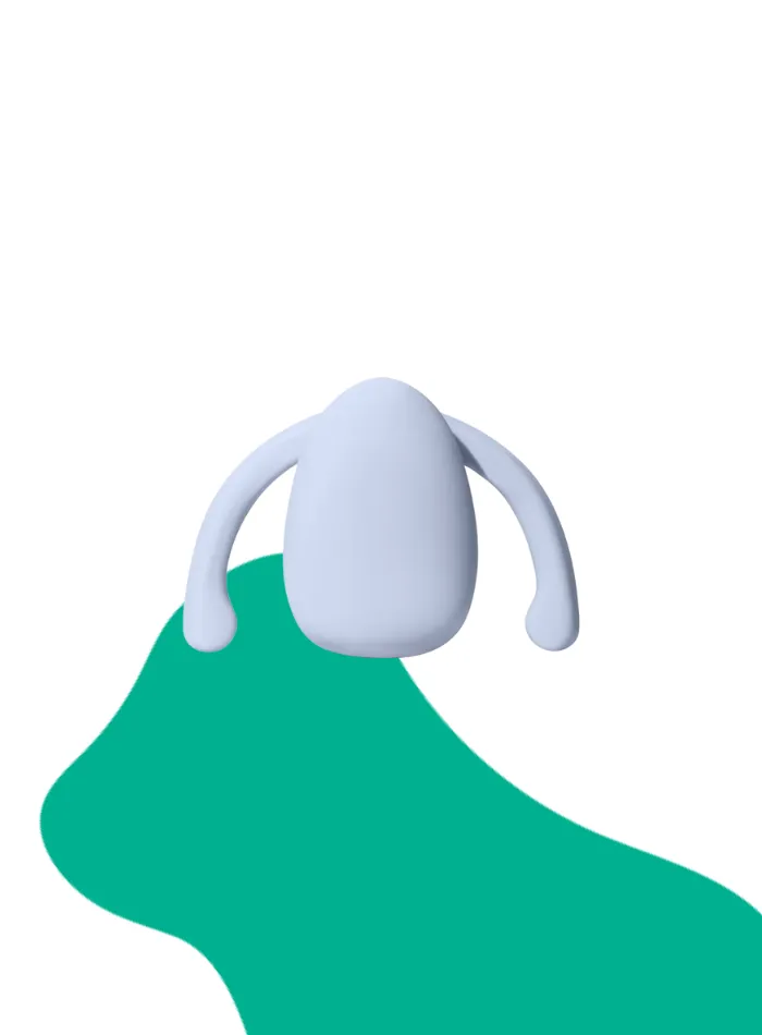 Dame Products Female Sex Toys Dame EVA II HandsFree Clitoral Stimulator and Couples Vibrator