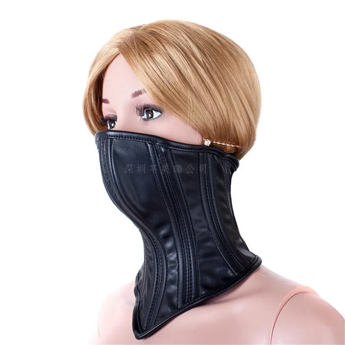 House of Dasein Anal Collars Leashes Sexy Black Leather Neck Corset Masked Mystery Submissive Bdsm Fetish
