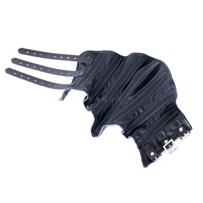 House of Dasein Anal Collars Leashes Sexy Black Leather Neck Corset Masked Mystery Submissive Bdsm Fetish