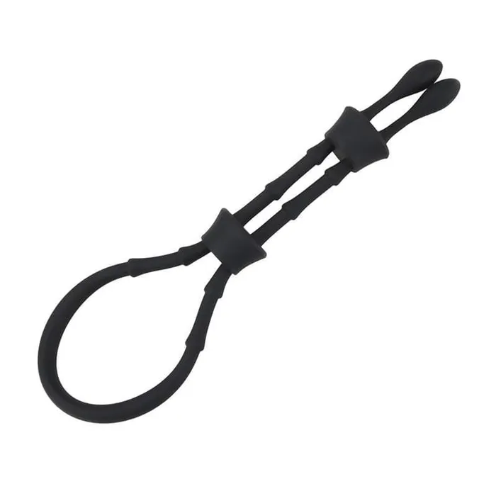 Male Sex Toys CHASTITY CAGE CO Silicone Ball Stretch Cord Set Male Sex Toys CHASTITY CAGE CO Silicone Ball Stretch Cord Set
