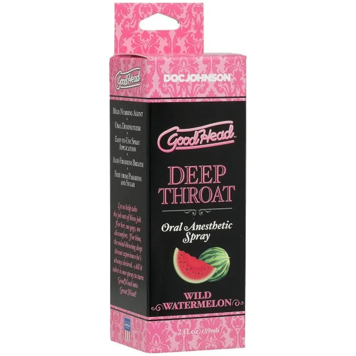 GoodHead Male Sex Toys GoodHead Deep Throat Spray Wild Watermelon 59ml