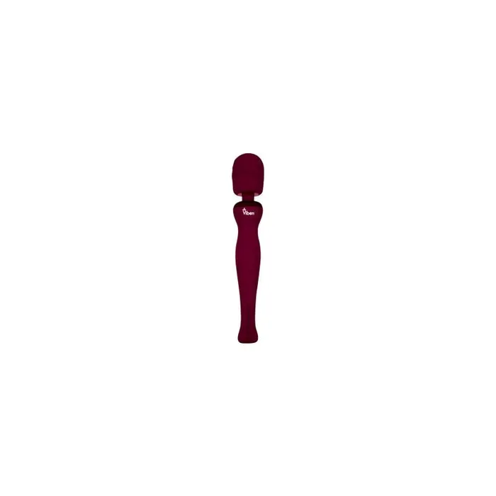 Viben Female Sex Toys Viben Sultry Rechargeable Wand Massager Ruby Burgundy