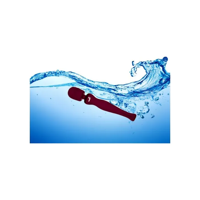 Viben Female Sex Toys Viben Sultry Rechargeable Wand Massager Ruby Burgundy